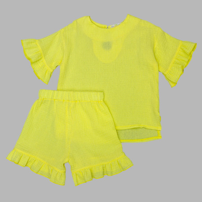 Комплект Блузка и шорты Чуди Кидс 382525-3 жёлтый 01